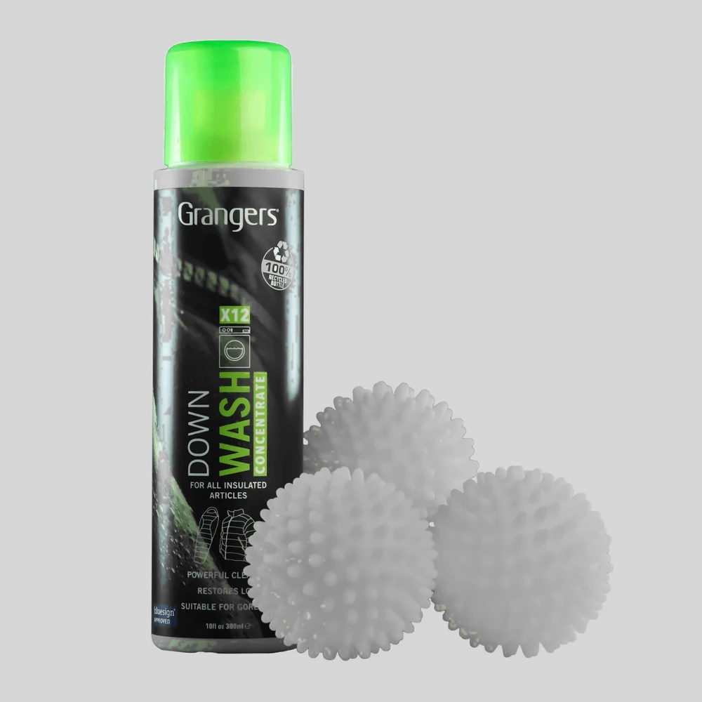Complementos: Grangers Down Wash 300 ml + Balls kit detergente de plumón