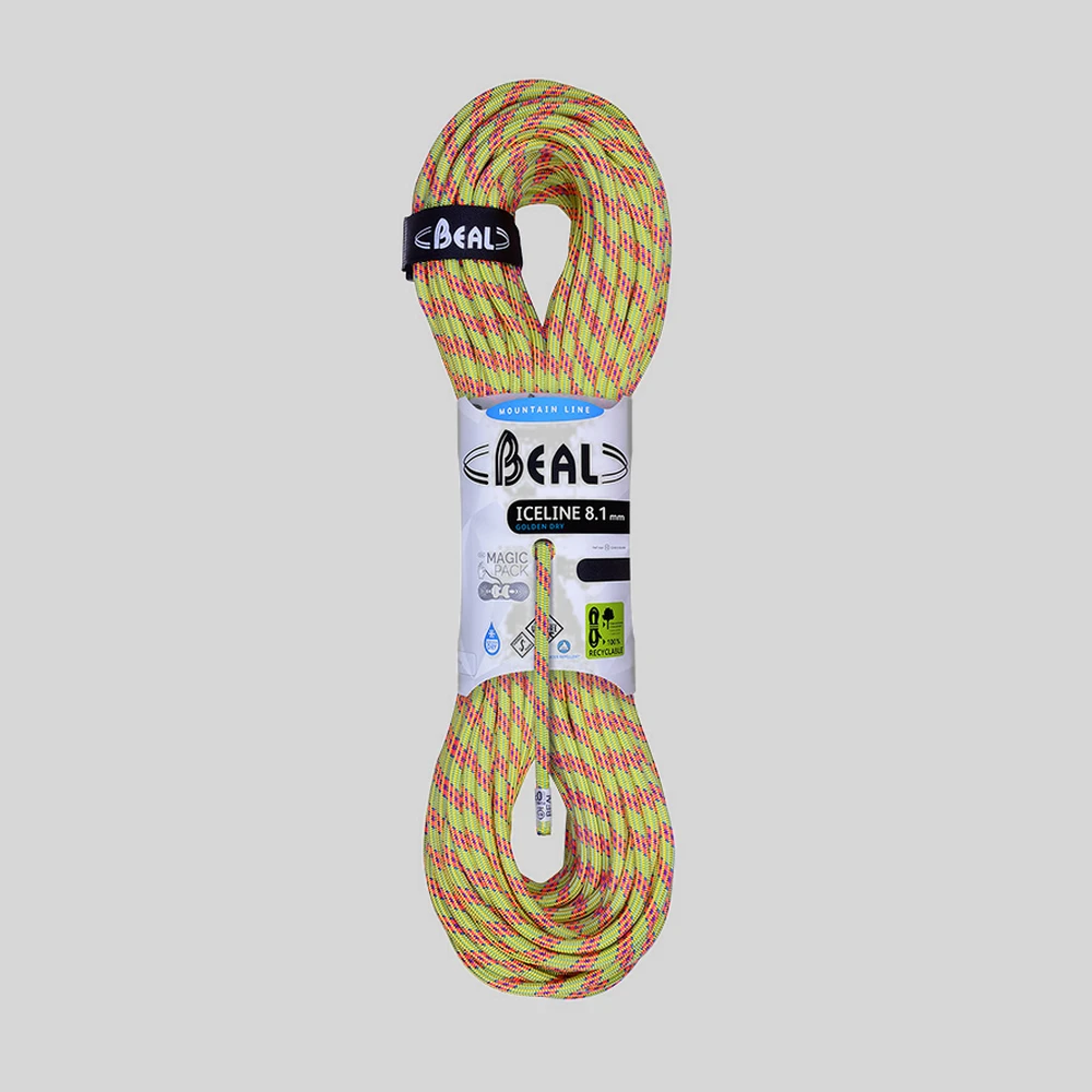 Cuerdas y cintas: Beal Ice Line 8.1 mm Unicore Golden Dry media