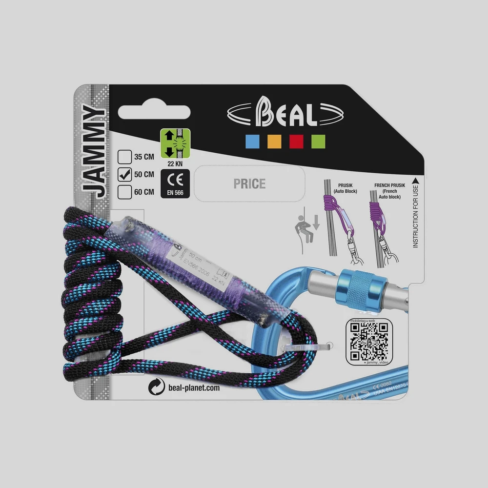 Cuerdas y cintas: Beal Jammy 5,5 mm anillo de cordino en kevlar
