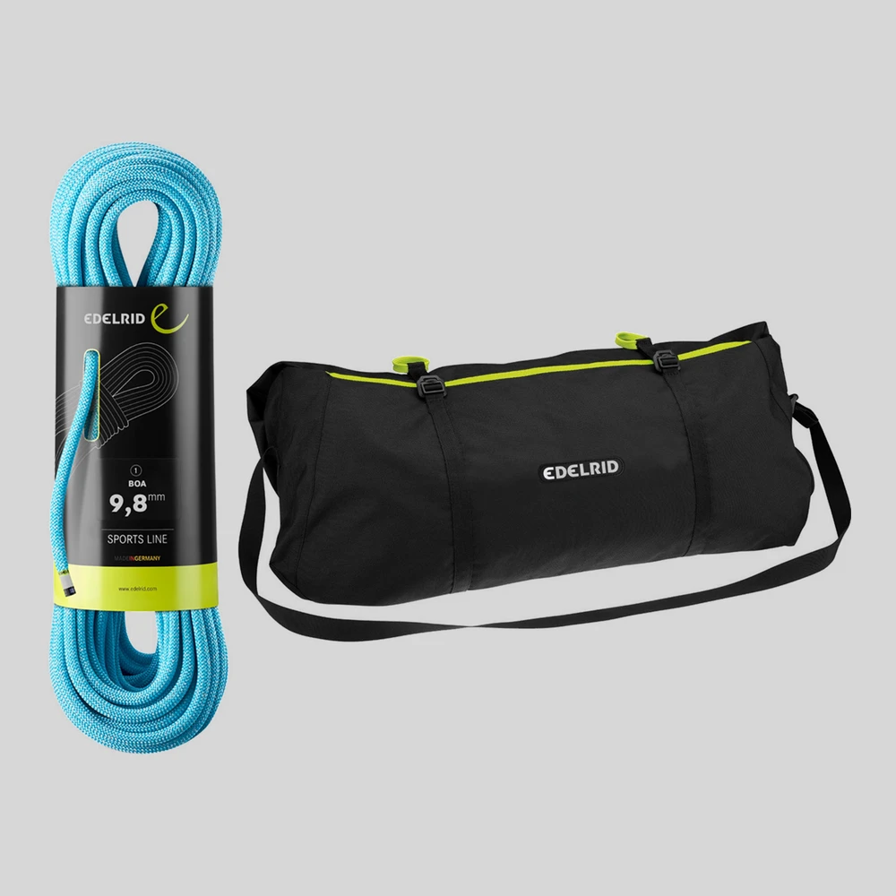 Cuerdas y cintas: Edelrid Boa 9.8 mm + Liner Rope Bag