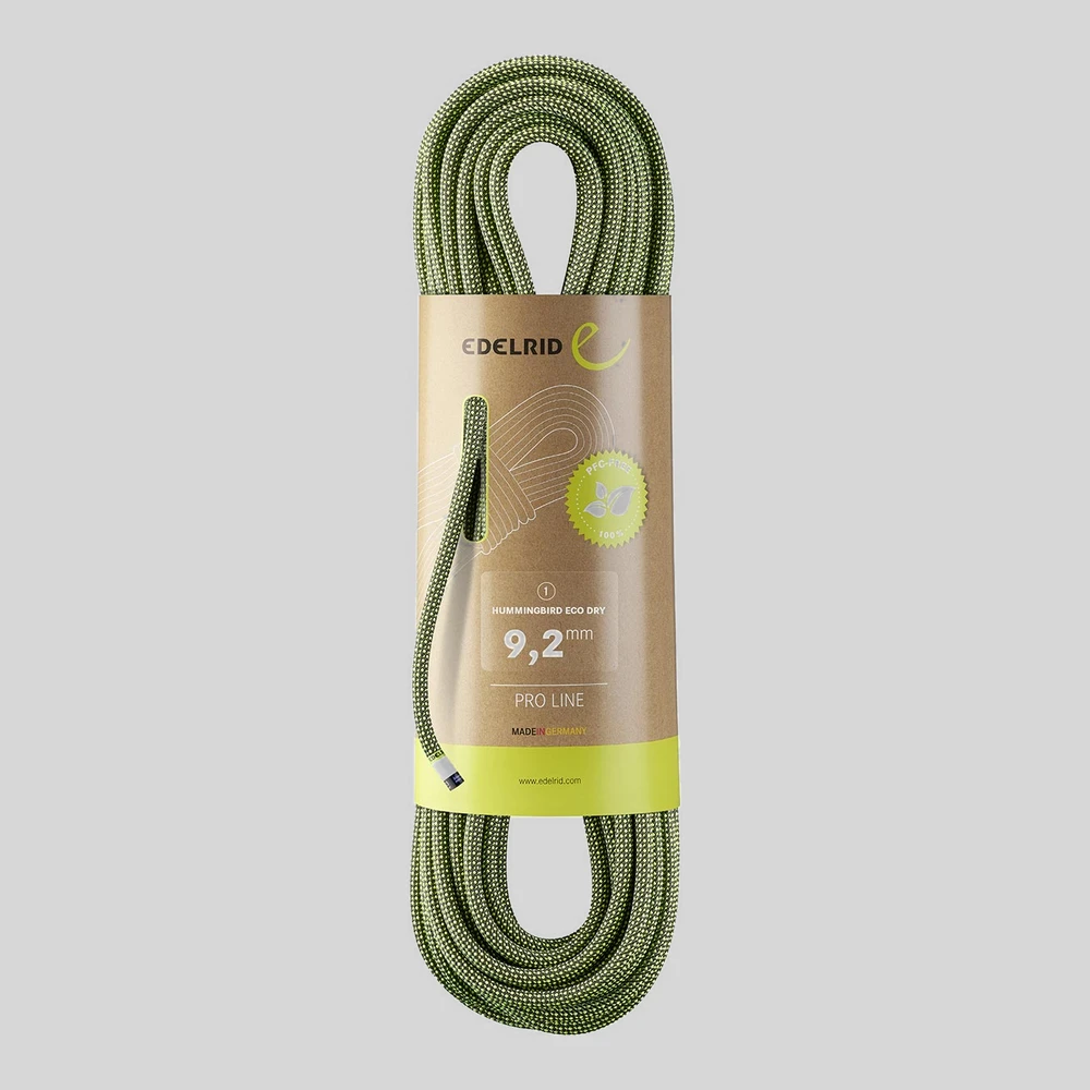 Cuerdas y cintas: Edelrid Hummingbird Eco Dry 9.2 mm