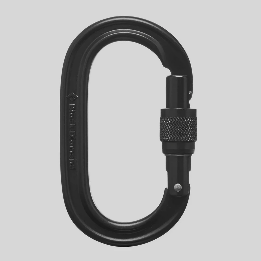 Herramienta: Black Diamond Oval Keylock Screwgate mosquetón de rosca
