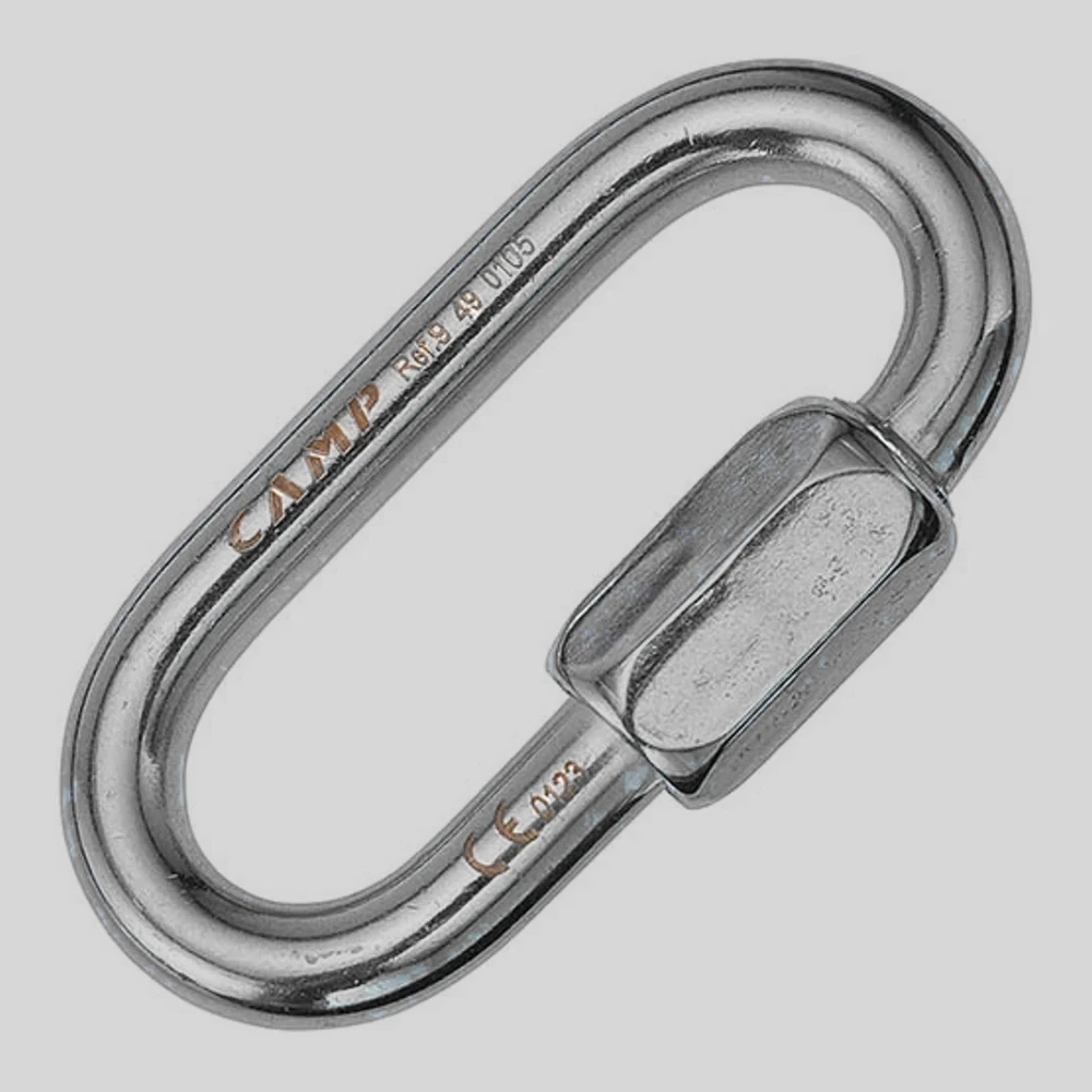Herramienta: CAMP Oval Quick Link eslabón rápido de acero inoxidable Ø10 mm