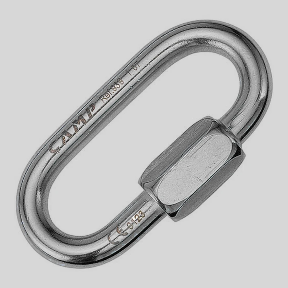 Herramienta: CAMP Oval Quick Link eslabón rápido de acero inoxidable Ø8 mm