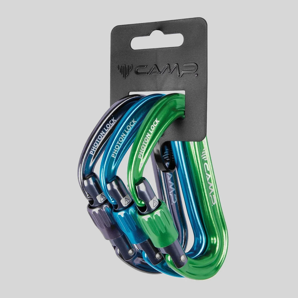 Herramienta: CAMP Set 3 Photon Lock pack mosquetones
