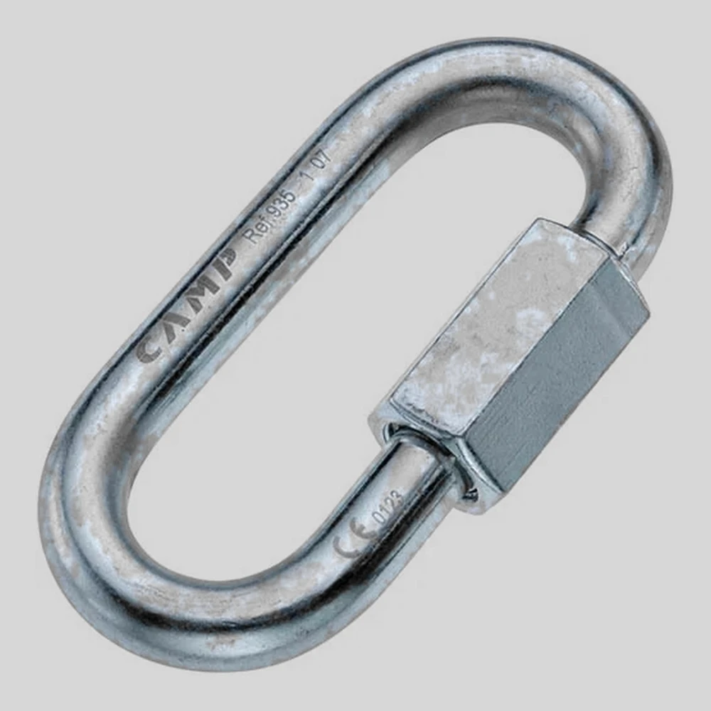 Herramienta: CAMP Set 5 Oval Quick Link Steel 10 mm pack eslabones rápidos