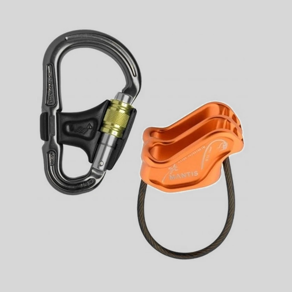 Herramienta: DMM Mantis Belay Master 2 Set asegurador + mosquetón