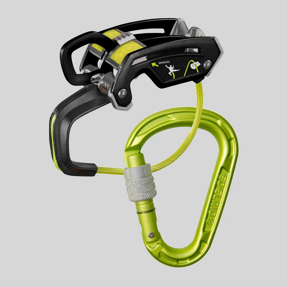 Herramienta: Edelrid Giga Jul Belay Kit Strike Screw asegurador con frenado asistido