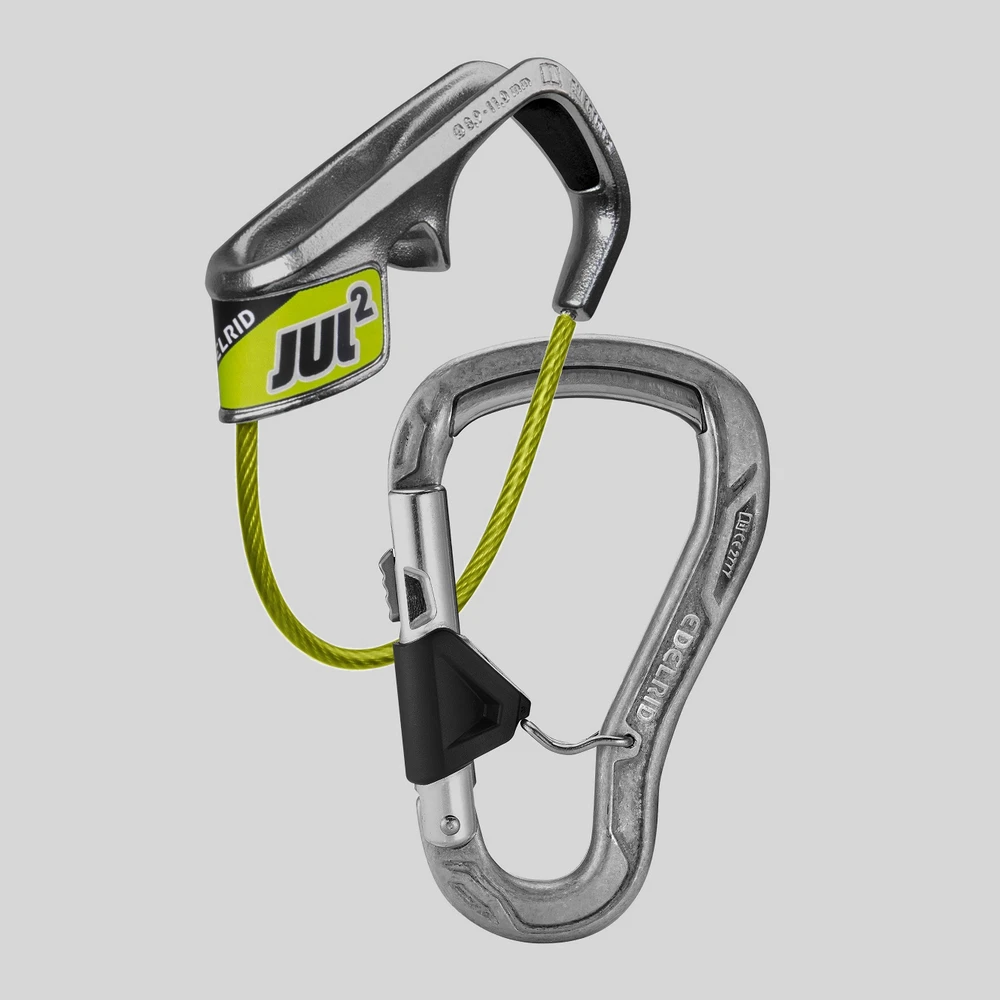 Herramienta: Edelrid Jul² Belay Kit Bulletproof Eco asegurador + mosquetón