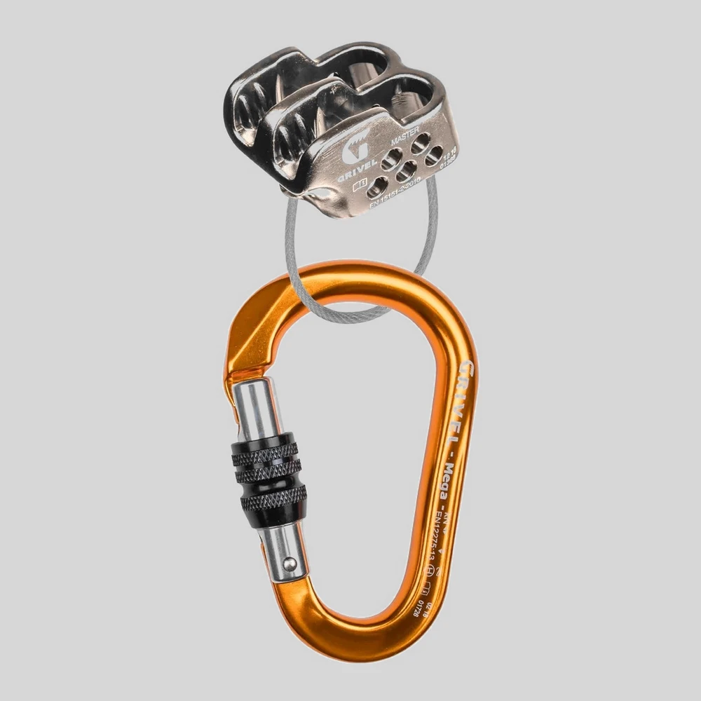 Herramienta: Grivel Master Kit With Mega K6N de aseguración + mosquetón