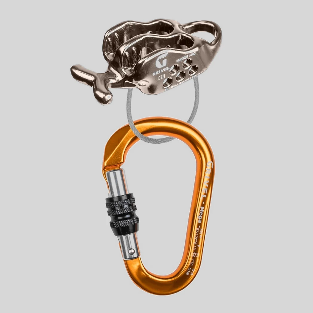 Herramienta: Grivel Master Pro Kit With Mega K6N de aseguración + mosquetón