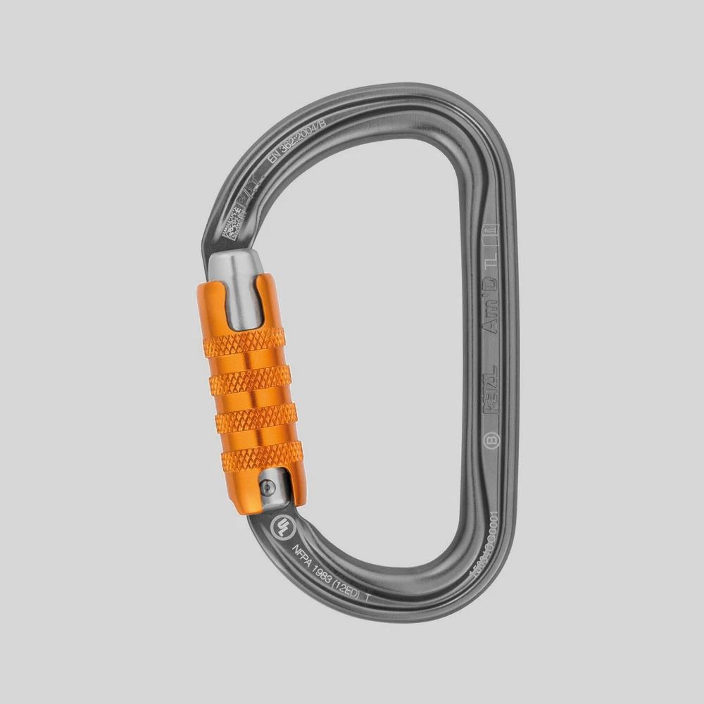 Herramienta: Petzl Am'D Triact Lock mosquetón de triple movimiento