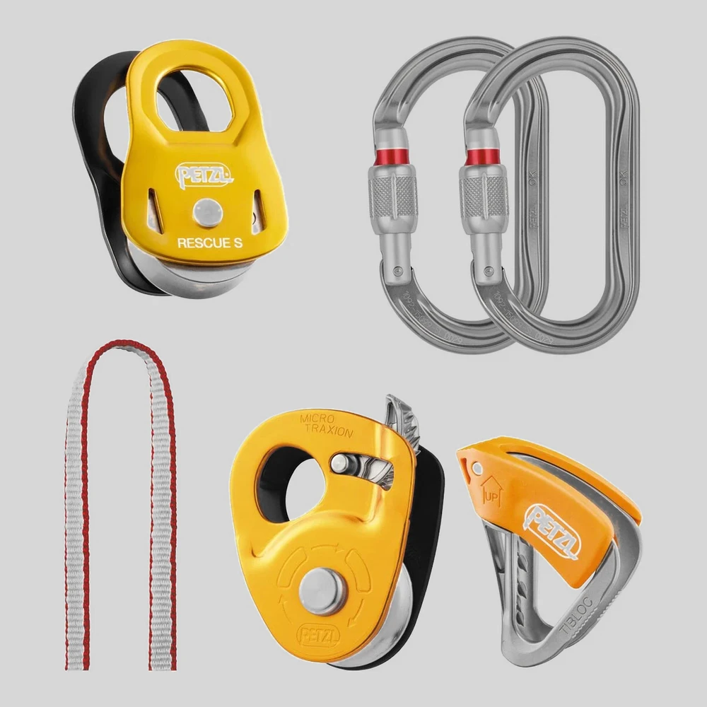 Herramienta: Petzl Crevasse Rescue Kit de rescate