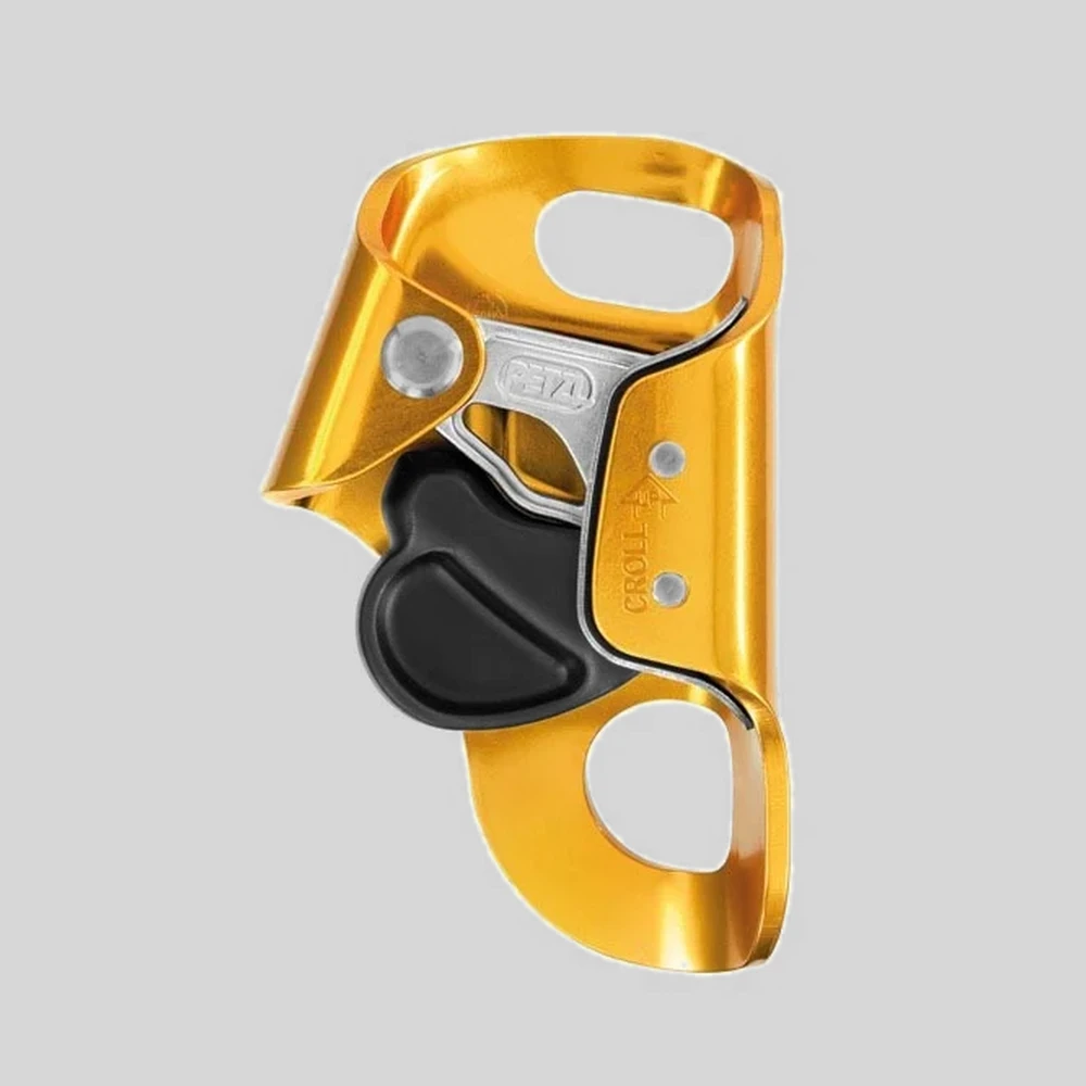 Herramienta: Petzl Croll S bloccante ventral y espeleología