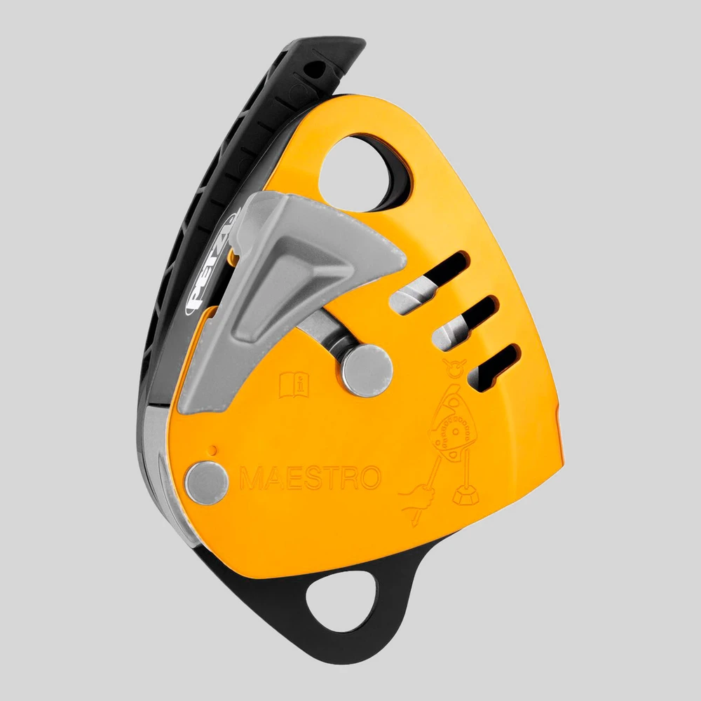 Herramienta: Petzl Maestro S descensor con polea bloqueadora para rescate