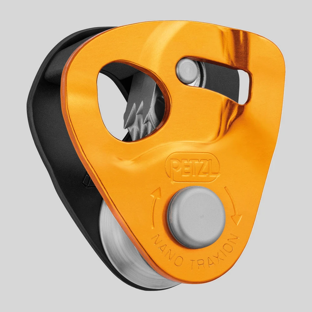 Herramienta: Petzl Nano Traxion polea bloqueadora de rescate