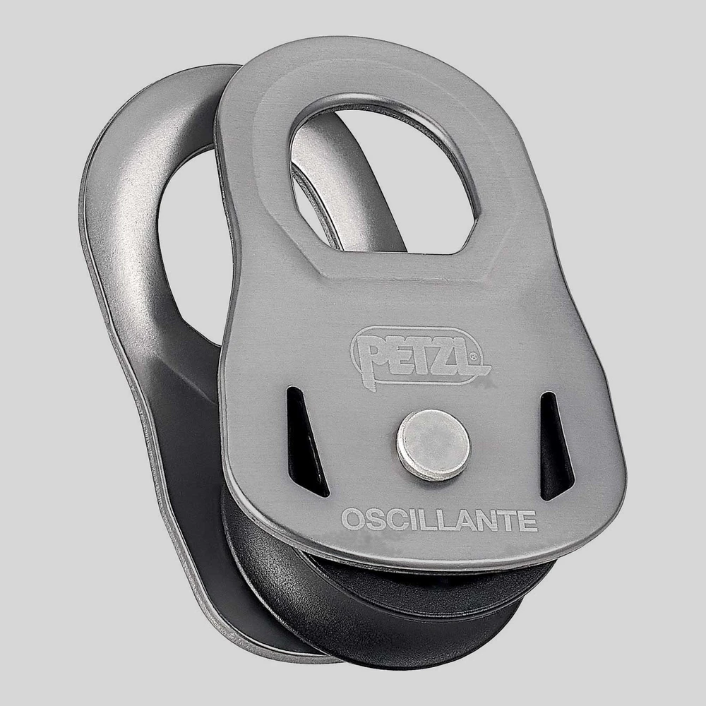 Herramienta: Petzl Oscillante polea de emergencia para rescate
