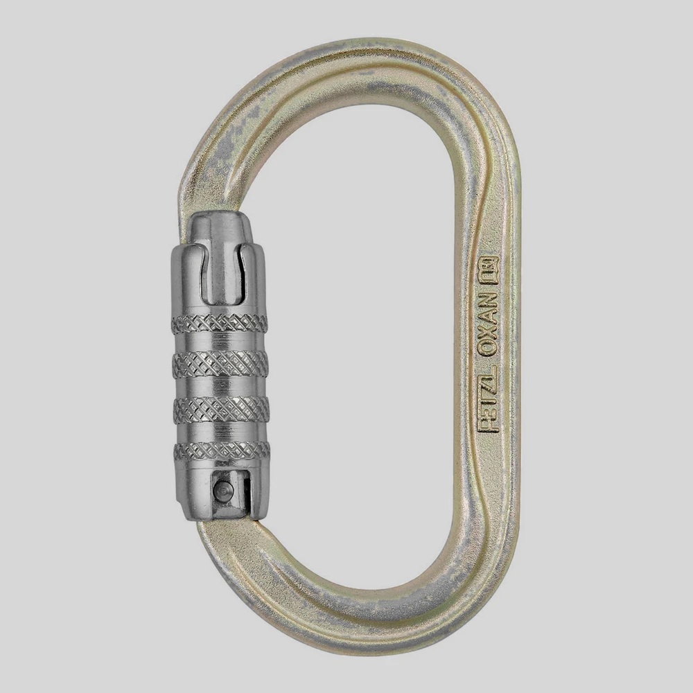 Herramienta: Petzl Oxan mosquetón triple movimiento versión internacional