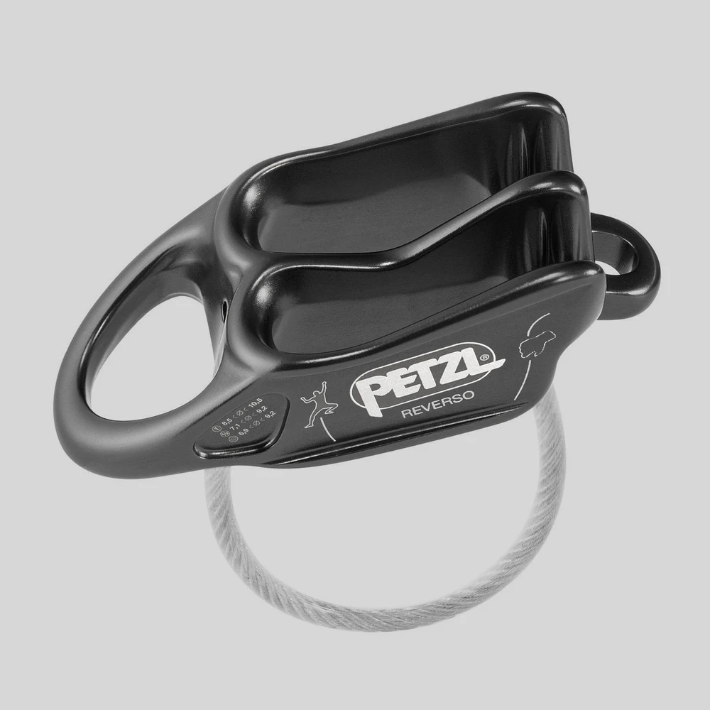 Herramienta: Petzl Reverso asegurador a secchiello