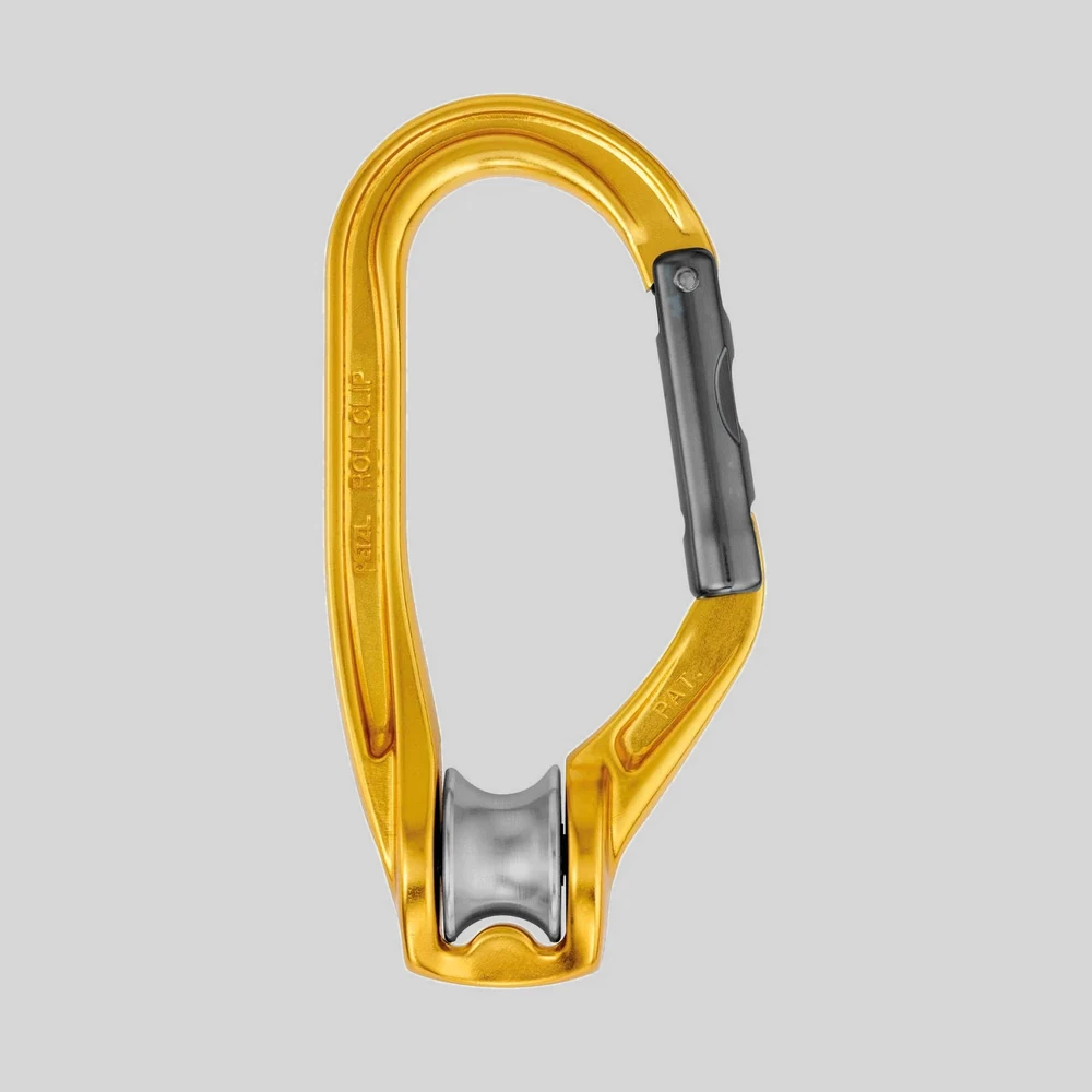 Herramienta: Petzl Rollclip A polea mosquetón de palanca recta para trabajos en altura