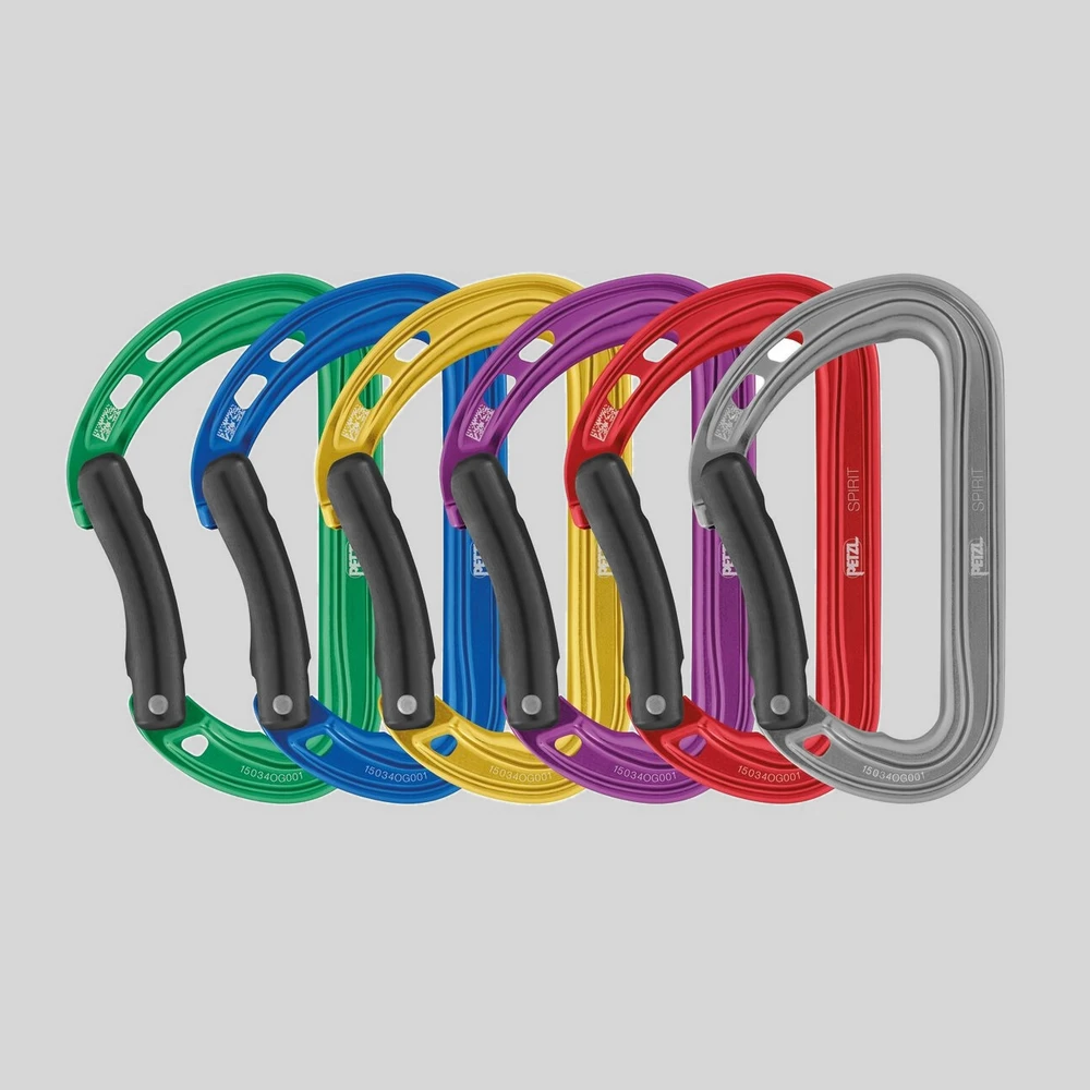 Herramienta: Petzl Spirit Bent 6 Pack mosquetones