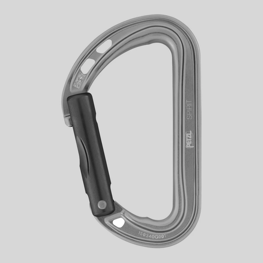 Herramienta: Petzl Spirit Straight Gate mosquetón