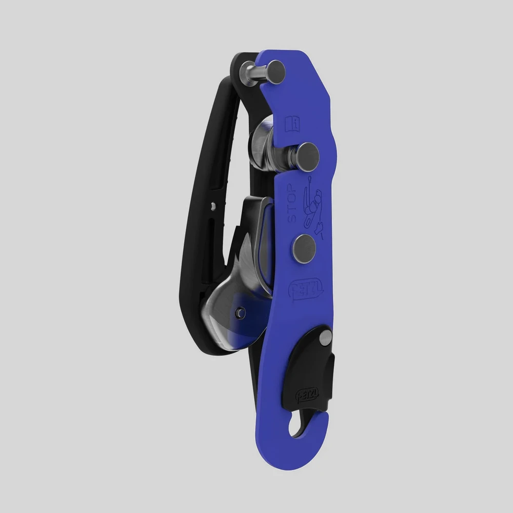 Herramienta: Petzl Stop descensor de espeleología con frenado asistido