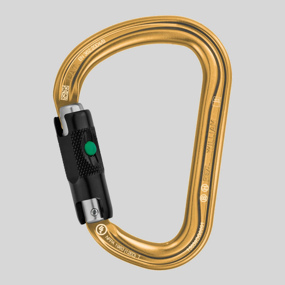 Herramienta: Petzl William Ball Lock mosquetón