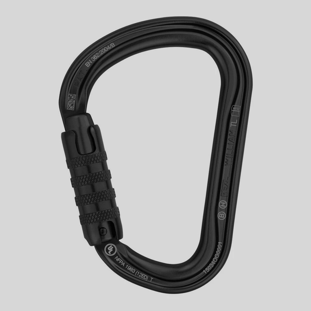 Herramienta: Petzl William Triact Lock mosquetón de cierre automático