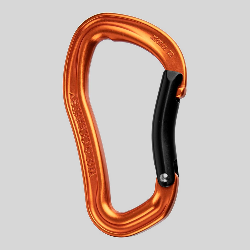 Herramienta: Wild Country Electron Bent Gate mosquetón de palanca curva