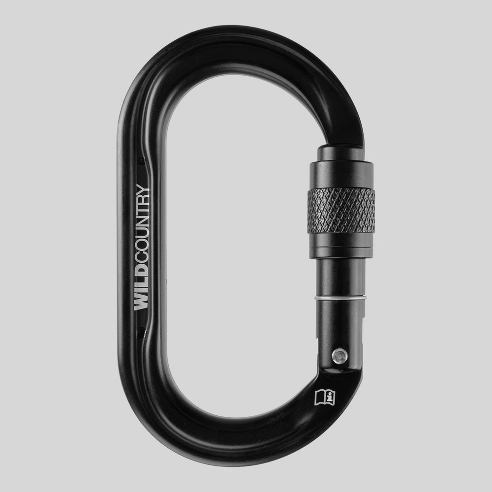 Herramienta: Wild Country Oval Screwgate carabiner