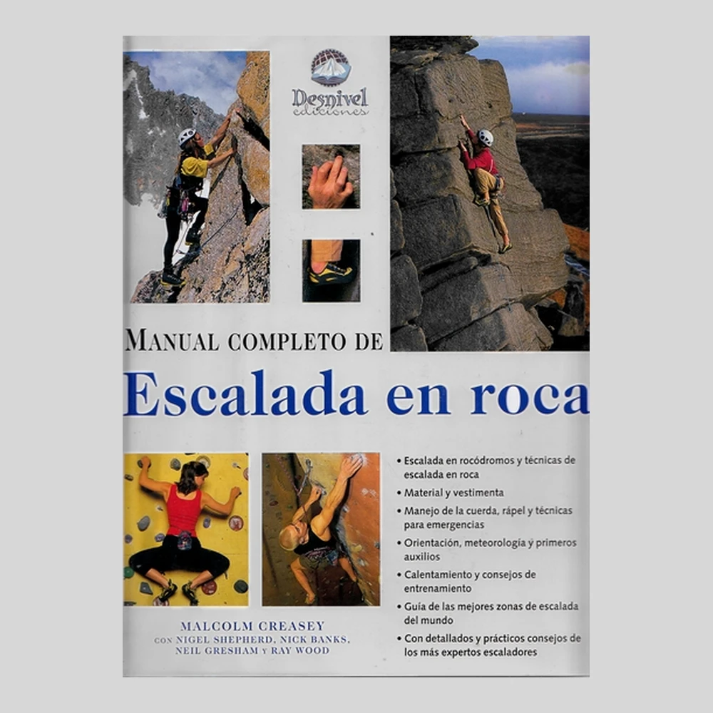 Libros y guías: Manual completo de escalada en roca