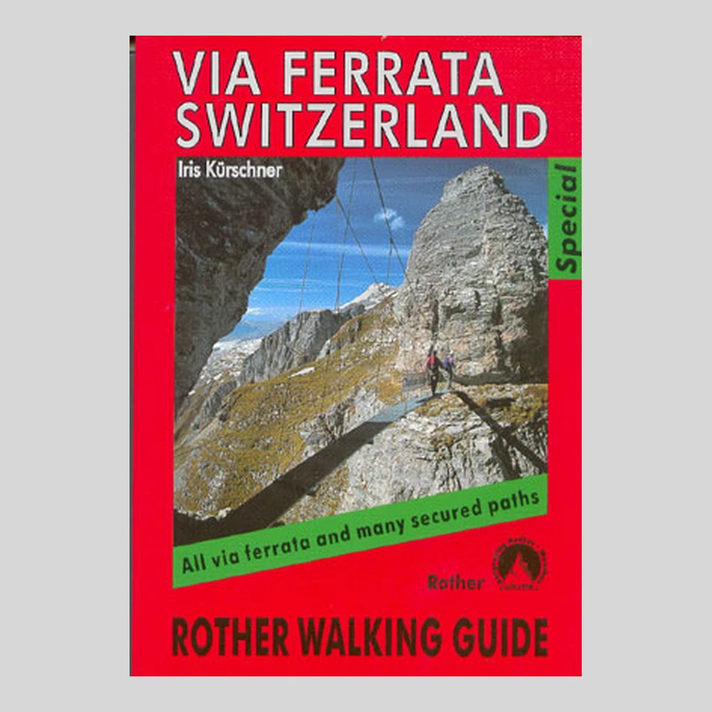 Libros y guías: Via Ferrata Switzerland (Rother)