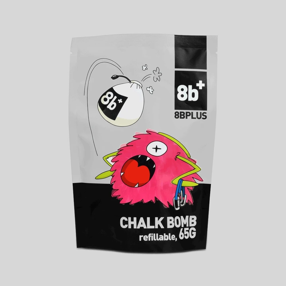 Magnesio y bolsas: 8b+ 8BPLUS Chalk Bomb 65 g bola de magnesita recargable