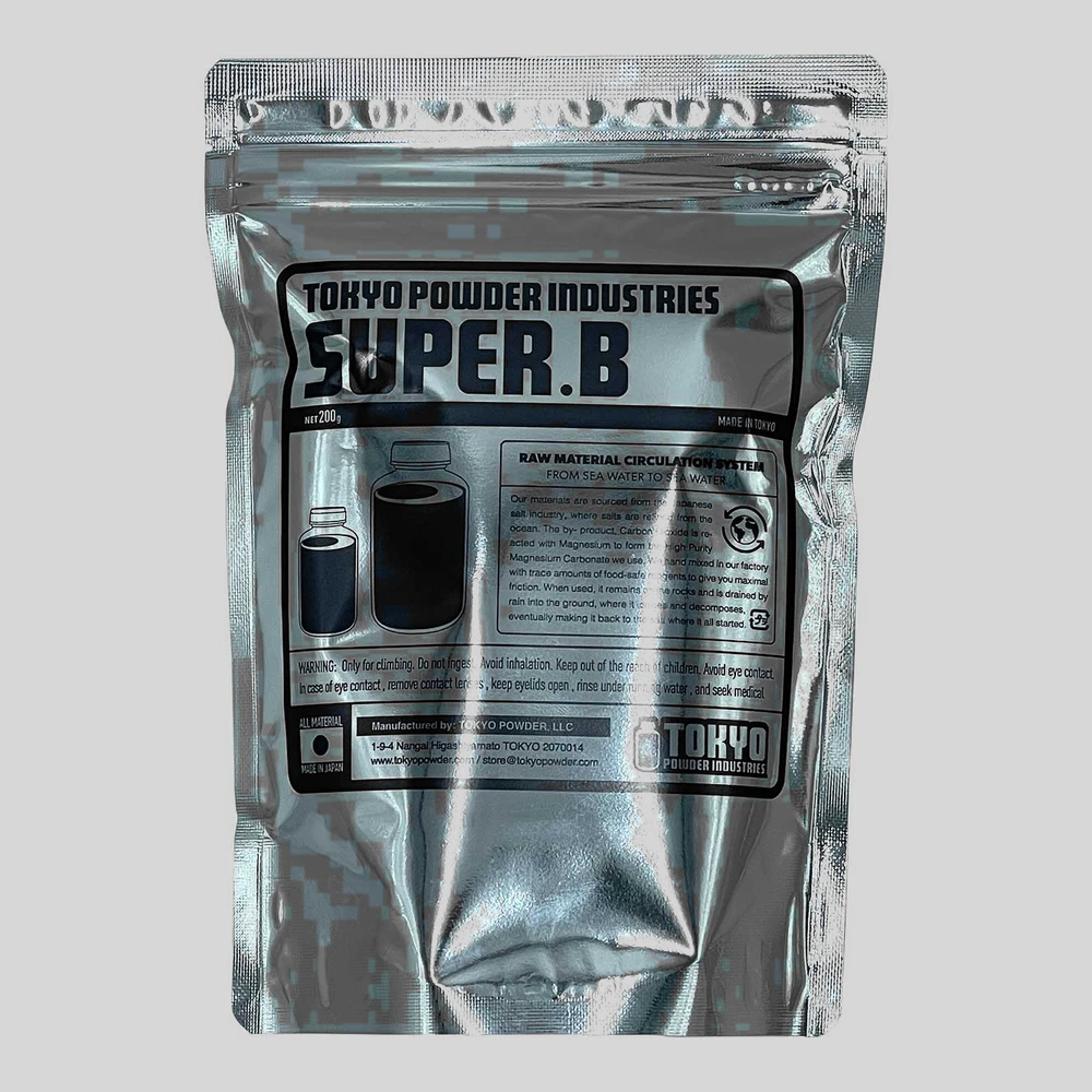 Magnesio y bolsas: Tokyo Powder Industries Super BT 200g magnesite
