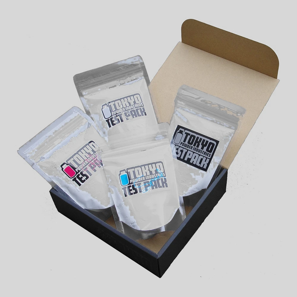 Magnesio y bolsas: Tokyo Powder Industries Test Box 4x50 g magnesita en polvo