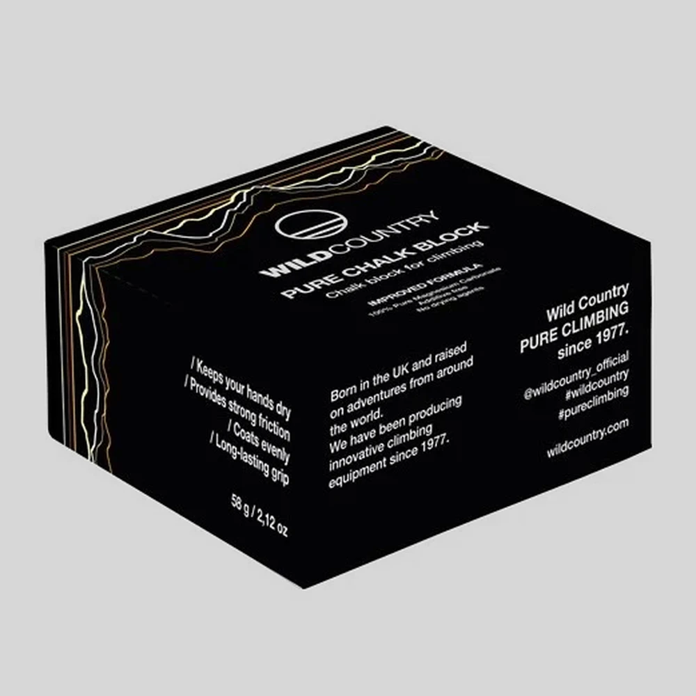 Magnesio y bolsas: Wild Country Pure Chalk Block 58g bloque