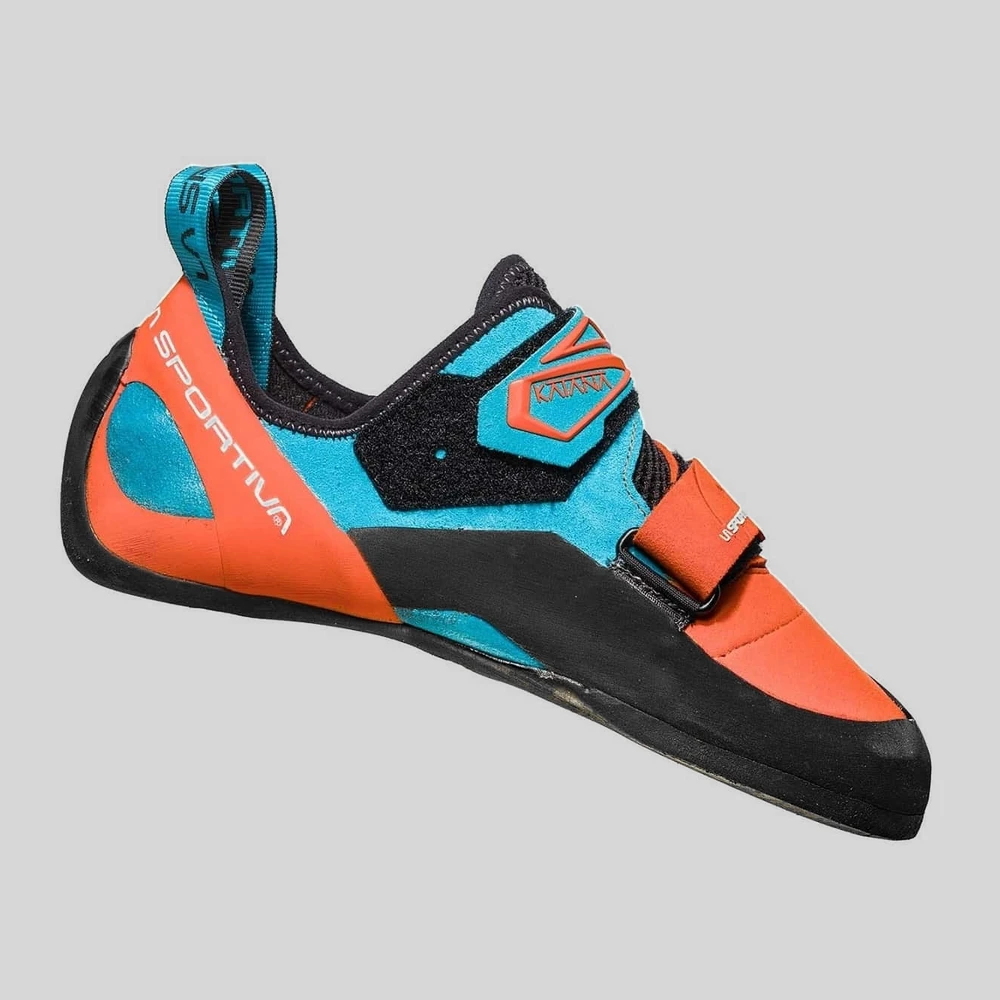 Pies de gato: La Sportiva Katana Tangerine/Tropic Blue