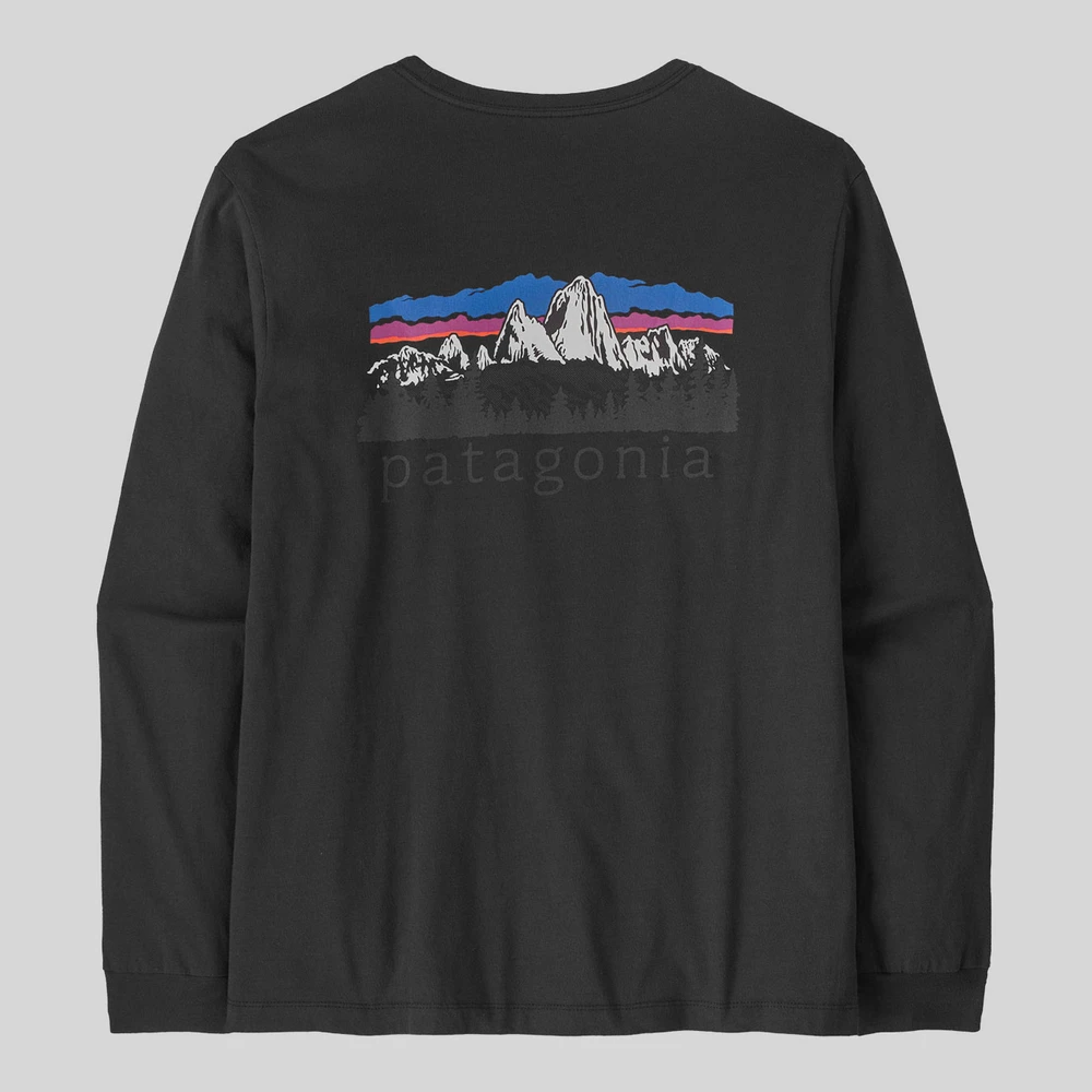 Ropa hombre: Patagonia M's L/S Fitz Roy Foothills T
