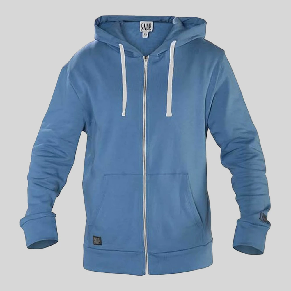 Ropa hombre: Snap Zip Hoody sudadera casual