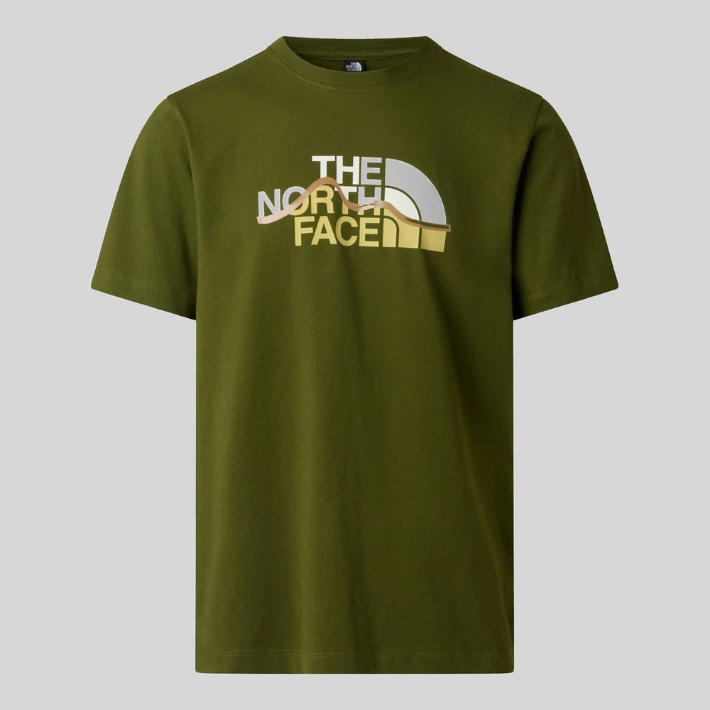 Ropa hombre: The North Face M Mountain Line Regular S/S Tee camiseta