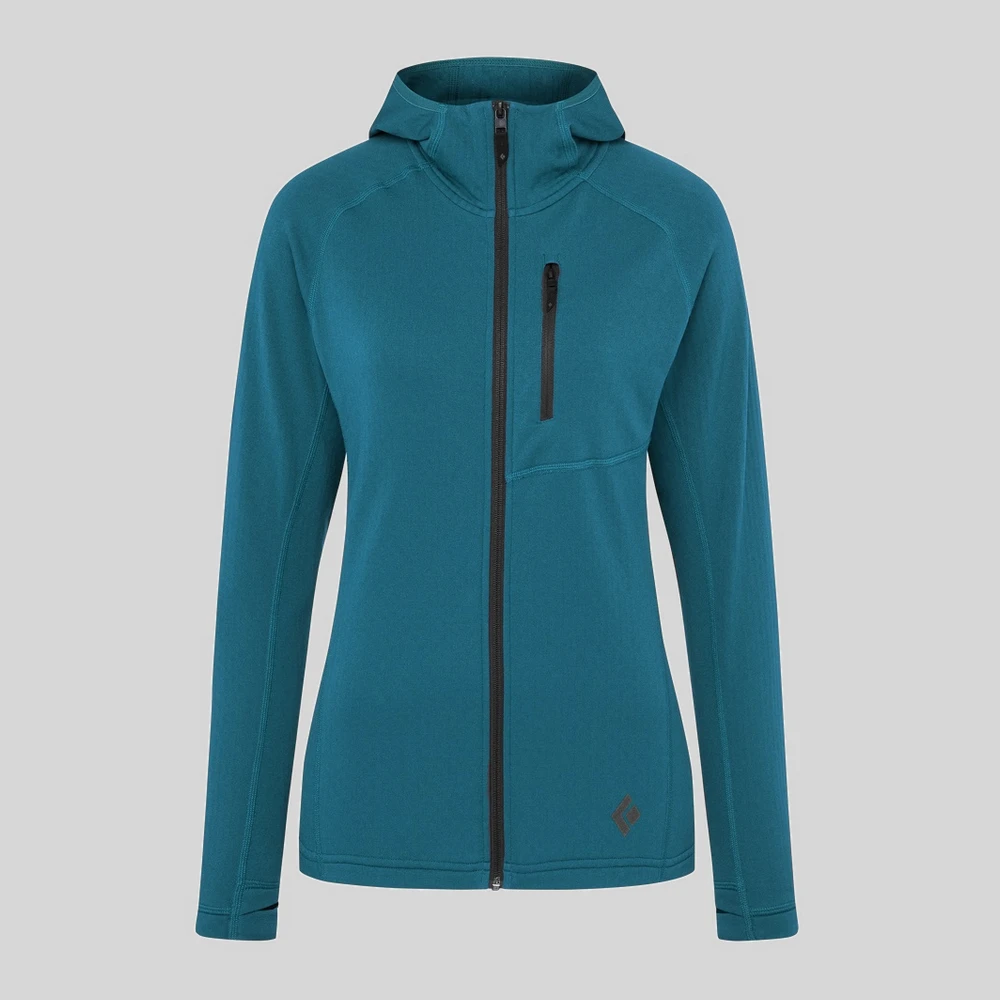 Ropa mujer: Black Diamond W Coefficient Fleece Hoody pile técnico