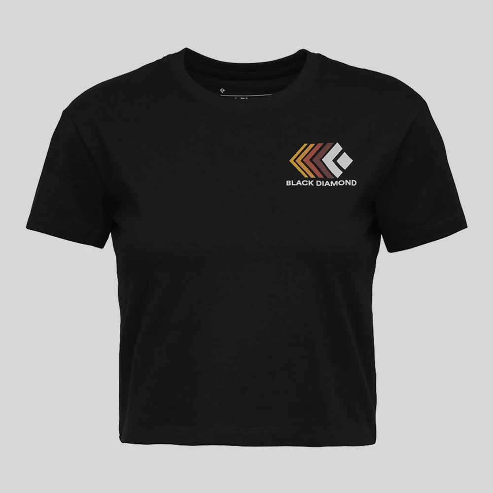 Ropa mujer: Black Diamond W Faded Crop Tee camiseta